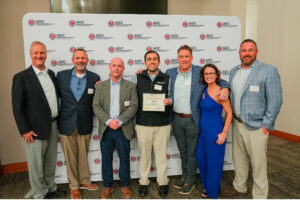 Ronco is awarded safety award from the Associated General Contractors of America (AGC) Nebraska Building Chapter.